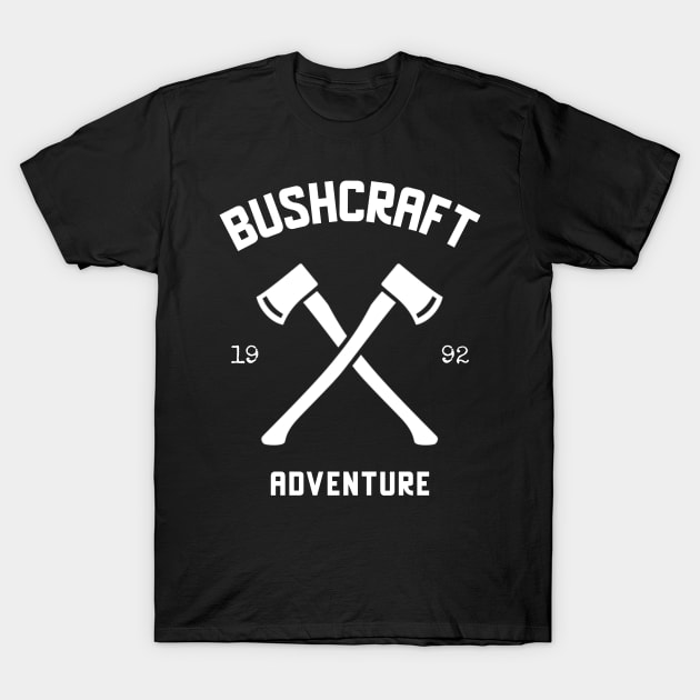 BUSHCRAFT ADVENTURE T-Shirt by HEROESMIND